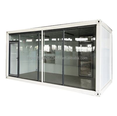 컨테이너 하우스 휴대성 고급 20ft 40ft 전공 주택 사용자 정의 색상