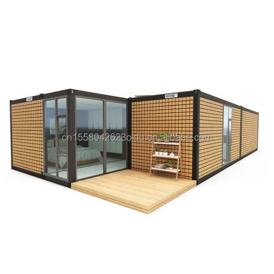 강철 프레임 밸런াইজ 된 강철 굽기 180g 20ft 40ft 프리 팩 홈 현대 컨테이너 디자인과 파동 샌드위치 패널 벽