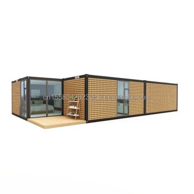 강철 프레임 밸런াইজ 된 강철 굽기 180g 20ft 40ft 프리 팩 홈 현대 컨테이너 디자인과 파동 샌드위치 패널 벽