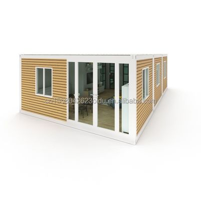 전조 및 강철 프레임과 함께 가설 된 강철 구부러기 180g 40ft 20ft 접이 가능한 컨테이너 하우스