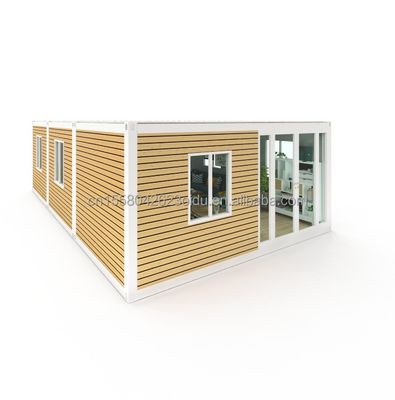 전조 및 강철 프레임과 함께 가설 된 강철 구부러기 180g 40ft 20ft 접이 가능한 컨테이너 하우스