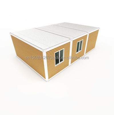 전조 및 강철 프레임과 함께 가설 된 강철 구부러기 180g 40ft 20ft 접이 가능한 컨테이너 하우스