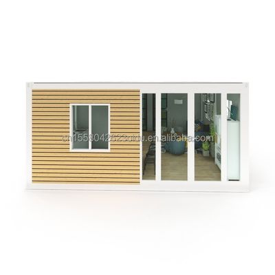 전조 및 강철 프레임과 함께 가설 된 강철 구부러기 180g 40ft 20ft 접이 가능한 컨테이너 하우스