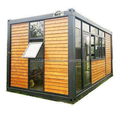 20ft 컨테이너 사무실과 화장실 전공 주택 목조 컨테이너 하우스 가설 철강 굽기 180g