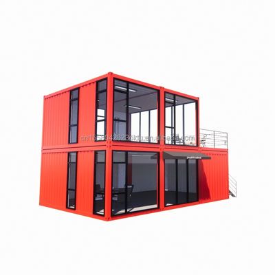 욕실 및 진열제철 정면 파이프 20ft 가벼운 철강 구조의 주요 구조 레스토랑을 위한 컨테이너 방