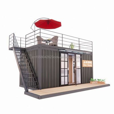 현대 디자인 20ft 또는 40ft 휴대용 운송 컨테이너 의류 상점 Prefab 모바일 상점 소매 사업을위한 상점