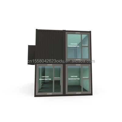 50/75/100mm 파동 샌드위치 패널 벽 모듈 컨테이너 현대적이고 유연한 작업 공간을 위한 사전 제작 된 사무실