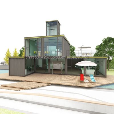 진열제 강제 정사 파이프 근대적인 스타일의 훌륭한 침실 락스 하우스 컨테이너 Prefab 해변 호텔 빌라의 기초