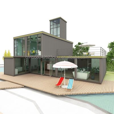 진열제 강제 정사 파이프 근대적인 스타일의 훌륭한 침실 락스 하우스 컨테이너 Prefab 해변 호텔 빌라의 기초