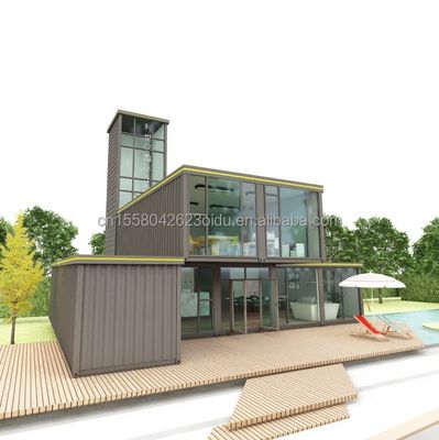 진열제 강제 정사 파이프 근대적인 스타일의 훌륭한 침실 락스 하우스 컨테이너 Prefab 해변 호텔 빌라의 기초