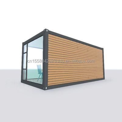 모바일 및 휴대용 사전 제조 창고 20ft 운송 컨테이너 사무실 50/75/100mm 파동 샌드위치 패널 벽