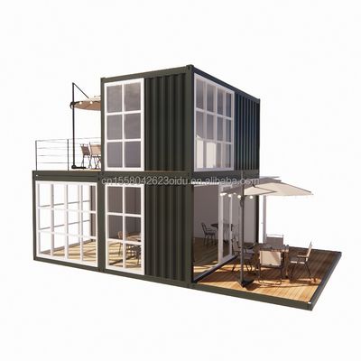 20ft Prefab 배송 소형 주택 컨테이너 하우스 중국 디자인 스타일의 상점용 이동식 전조 주택