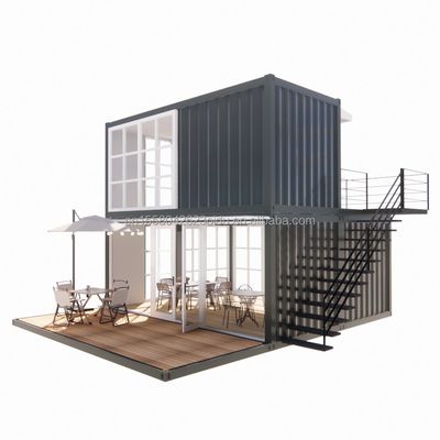 20ft Prefab 배송 소형 주택 컨테이너 하우스 중국 디자인 스타일의 상점용 이동식 전조 주택
