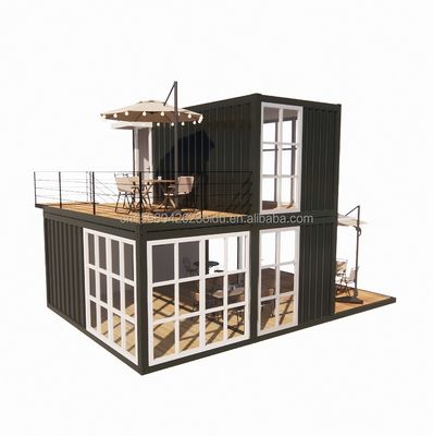 20ft Prefab 배송 소형 주택 컨테이너 하우스 중국 디자인 스타일의 상점용 이동식 전조 주택