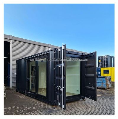20ft 견고한 컨테이너 주택 50/75/100mm 파동 샌드위치 패널 벽과 현대 디자인 전공 배송 작은 집