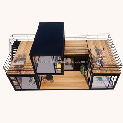 맞춤형 색상 고급 모듈형 홈 컨테이너 철강 주거 사전 제조 빌라 사전 제조 주택 상점용 주택