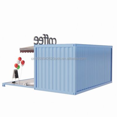 50/75/100mm 웨이브 샌드위치 패널 벽 럭셔리 20ft 접이식 컨테이너 하우스 커피숍/컨테이너 카페/컨테이너 바