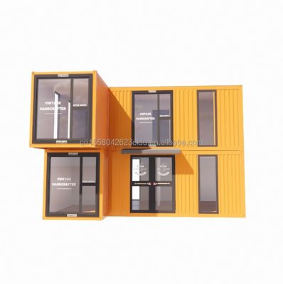 20ft/40ft Prefab 모듈형 소형 키트 세트 오두막 주택 컨테이너 하우스 현대 디자인 스타일 3 침실 준비 된 집