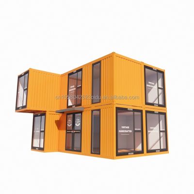 20ft/40ft Prefab 모듈형 소형 키트 세트 오두막 주택 컨테이너 하우스 현대 디자인 스타일 3 침실 준비 된 집