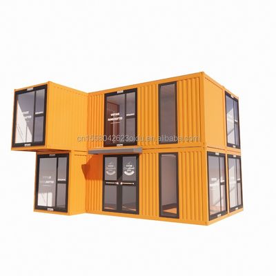 20ft/40ft Prefab 모듈형 소형 키트 세트 오두막 주택 컨테이너 하우스 현대 디자인 스타일 3 침실 준비 된 집