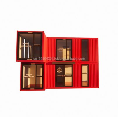 20ft/40ft Prefab 모듈형 소형 키트 세트 오두막 주택 컨테이너 하우스 현대 디자인 스타일 3 침실 준비 된 집