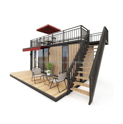 현대 디자인 20ft 주문 제작 배송 컨테이너 정원 커피숍 이동식 바 카페 스토어 야외 스틸 샌드위치 패널