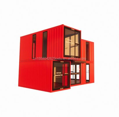 20ft/40ft Prefab 모듈형 소형 키트 세트 오두막 주택 컨테이너 하우스 현대 디자인 스타일 3 침실 준비 된 집