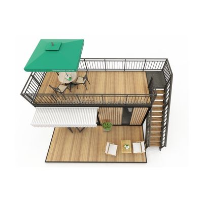 벽 50/75/100mm 웨이브 샌드위치 패널 휴대가 가능한 컨테이너 사용자 정의 20ft 팝업 커피숍 빠르고 편리한 스탠드를 위해