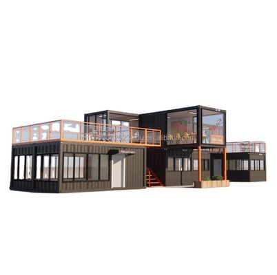 저렴한 가격에 아름다운 집 벽과 함께 20ft Prefab 집의 여러 조합 작은 집 컨테이너 사용자 지정 색상