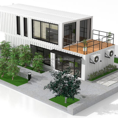폴더블 푸에르토리코 주거 40ft 럭셔리 팩 배송 컨테이너 주택 모듈형 전조형 Pre Fab 주택 시장