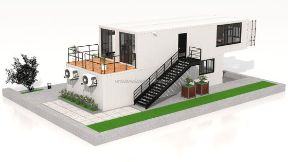 폴더블 푸에르토리코 주거 40ft 럭셔리 팩 배송 컨테이너 주택 모듈형 전조형 Pre Fab 주택 시장