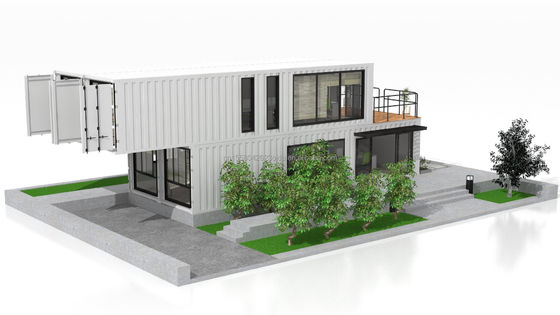 폴더블 푸에르토리코 주거 40ft 럭셔리 팩 배송 컨테이너 주택 모듈형 전조형 Pre Fab 주택 시장