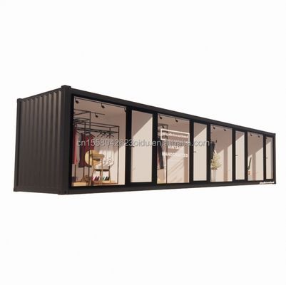 강철 프레임 진열 된 강철 구부리 180g 중국 디자인 스타일 EU 40ft 현대 의류를 위한 전조 주택 상점