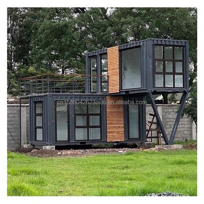 알루미늄 합금 창문 20ft40ft 2 침실 컨테이너 유리 문 사전 제조 생활 컨테이너 하우스 스튜디오를 위한 홈 스튜디오