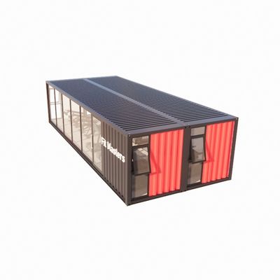50/75/100mm 파동 샌드위치 패널 벽과 함께 40ft Prefab Shipping 컨테이너 바