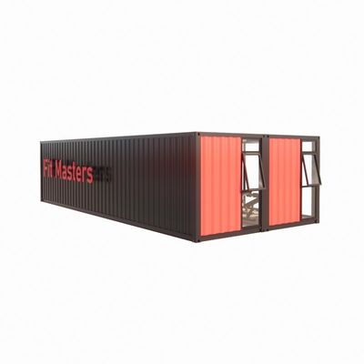 50/75/100mm 파동 샌드위치 패널 벽과 함께 40ft Prefab Shipping 컨테이너 바