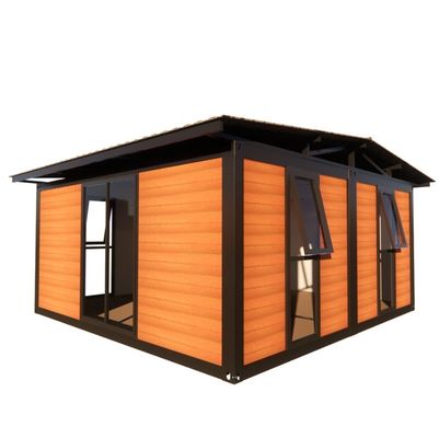 20ft 또는 40ft 컨테이너에 쉬운 조립 및 운송을 위해 제거 가능한 샌드위치 패널 평면 팩 미리 제조 된 정원 집
