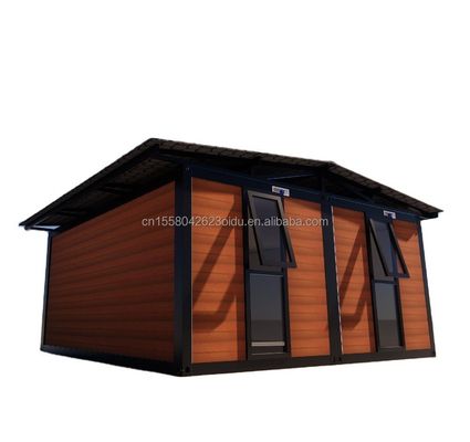 20ft 또는 40ft 컨테이너에 쉬운 조립 및 운송을 위해 제거 가능한 샌드위치 패널 평면 팩 미리 제조 된 정원 집