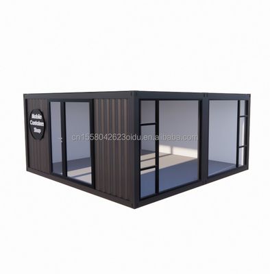 2023 알루미늄 합금 창문과 가연제철 정면 튜브가 있는 전조 모듈 컨테이너 하우스