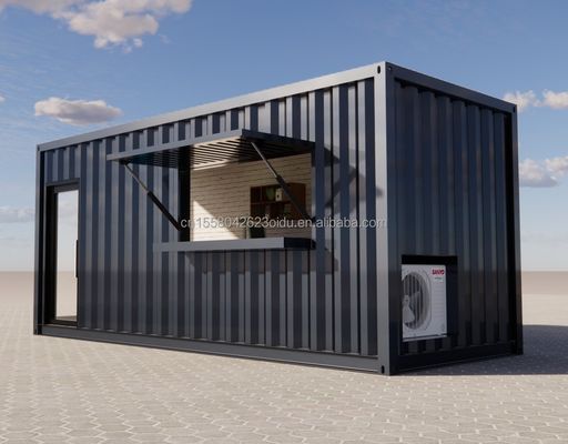 20ft Prefab 운송 컨테이너 팝업 카페 레스토랑 모바일 컨테이너 바 현대 욕실 디자인과 스타일