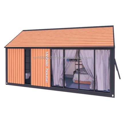 벽 50/75/100mm 파동 샌드위치 패널과 함께 2 침실의 목조 주택 호텔에서 궁극적인 편안함을 경험하십시오.