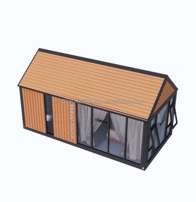 벽 50/75/100mm 파동 샌드위치 패널과 함께 2 침실의 목조 주택 호텔에서 궁극적인 편안함을 경험하십시오.