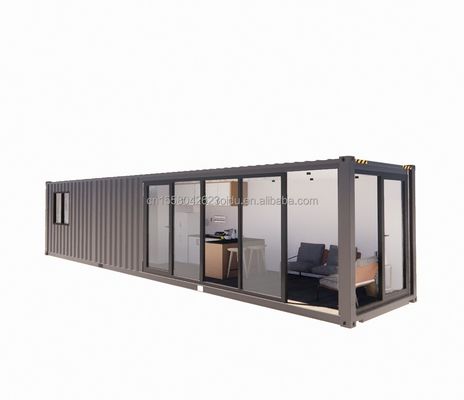 쉽게 설치 20ft Prefab 운송 컨테이너 욕실과 벽 50/75/100mm 파동 샌드위치 패널과 함께 가정