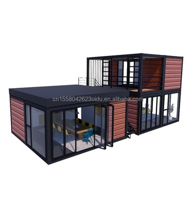 진열제철 정면 튜브 40ft 20ft 럭셔리 침실 대형 유리 스튜디오