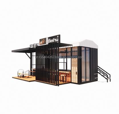 알루미늄 합금 창문 전조 운송 모바일 커피숍 컨테이너 바 상점 사용자 정의 가능한 레이아웃
