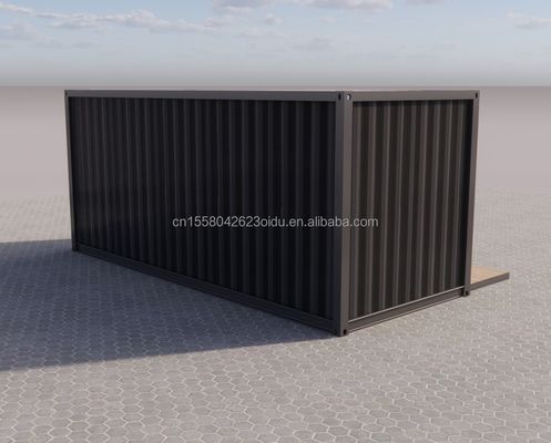 쉽게 설치 20ft Prefab 운송 컨테이너 욕실과 벽 50/75/100mm 파동 샌드위치 패널과 함께 가정