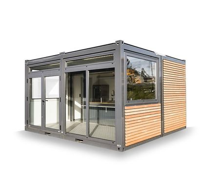 20ft 컨테이너 스토어 목재 곡물 금속 프레임 호텔 유동 주택