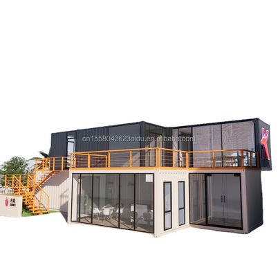 10ft 배송 컨테이너 커피숍 강철 프레임 컨테이너 상점 기오스크 장전 된 강철 구부리 180g 컨테이너 하우스
