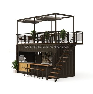 사용자 정의 색상 20FT 또는 40FT 고급 운송 컨테이너 바 전공 접이식 카페 컨테이너 커피숍