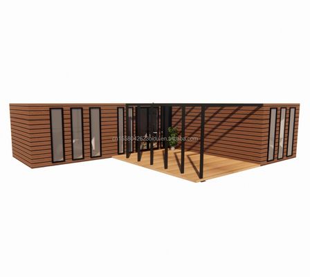 맞춤형 색상 친환경 생활 솔루션 20ft 또는 40ft 옵션과 컨테이너 하우스와 결합 된 사전 제조 철강 주택